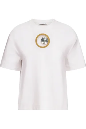 AREA T-Shirt mit Kristallen