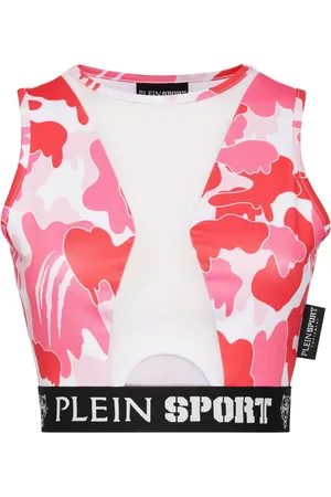 Philipp Plein Cropped-Top mit Camouflage-Print