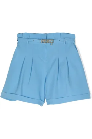 Pinko Bundfaltenshorts mit Logo-Schild