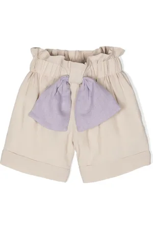 LA STUPENDERIA Shorts mit Schleifendetail