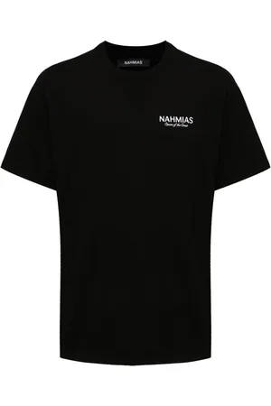 Nahmias T-Shirt mit Logo-Stickerei