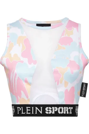 Philipp Plein Cropped-Top mit Camouflage-Print
