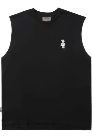 Musium Div. Trägershirt mit Van-Gogh-Stickerei