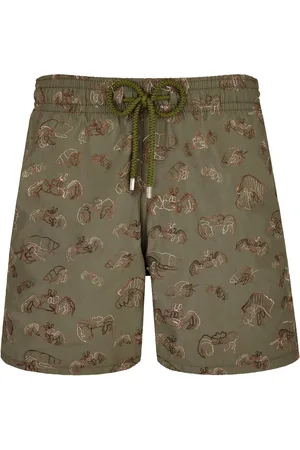 Vilebrequin Badeshorts mit Hermit Crabs-Stickerei