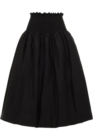 Azeeza Bubble Midirock mit gesmokter Taille