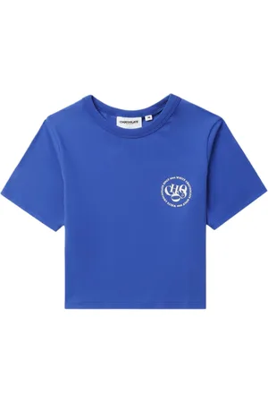 Chocoolate Cropped-T-Shirt mit Logo-Print