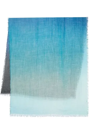 Faliero Sarti Ausgefranster Schal mit Ombré-Effekt
