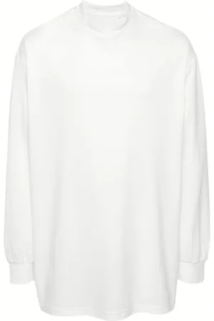 Y-3 Langärmeliges Jerseyoberteil mit Logo-Print