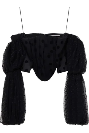 Stella McCartney Schulterfreies Bustier-Top mit Polka Dots