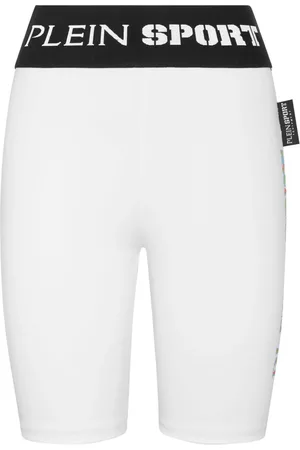 Philipp Plein Radlerhose mit Logo-Bund