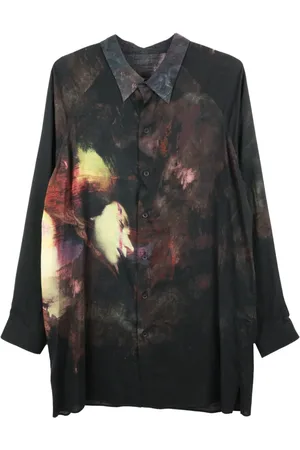 YOHJI YAMAMOTO Hemd mit abstraktem Print