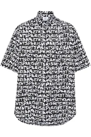 Vetements Hemd mit Logo-Print