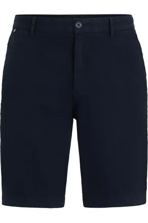 HUGO BOSS Twill-Shorts aus Baumwollstretch