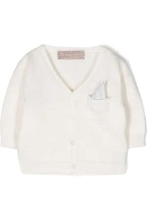 LA STUPENDERIA Cardigan mit Einstecktuch