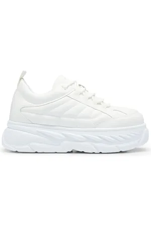 HUGO BOSS Gesteppte Sneakers aus Faux-Leder