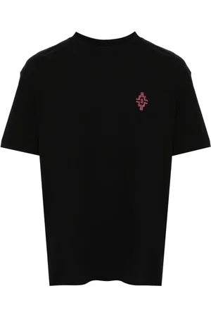 MARCELO BURLON Graffiti Cross T-Shirt aus Bio-Baumwolle