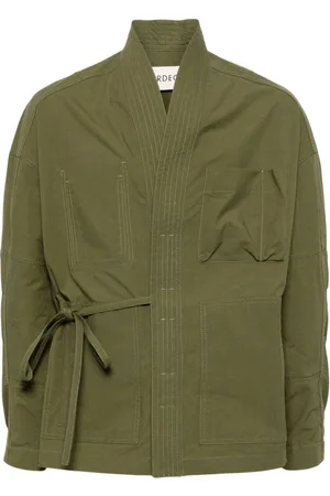 Mordecai Gewickelte Jacke mit Taschen