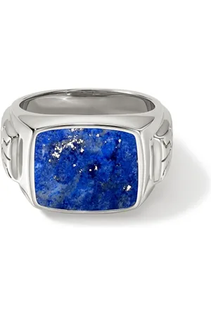 John Hardy Sterlingsilber-Siegelring mit Lapislazuli