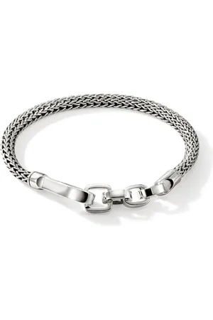 John Hardy Flechtkettenarmband aus Sterlingsilber mit Hakenverschluss