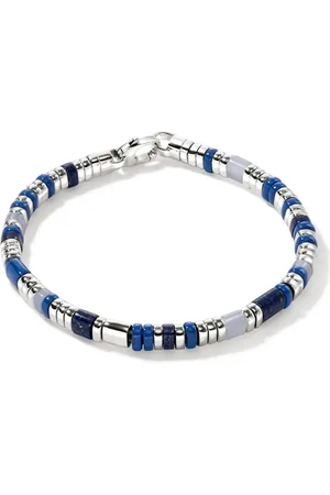 John Hardy Sterlingsilber-Armband mit Lapislazuli und Achat