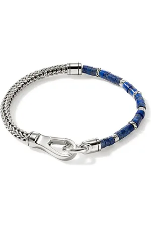 John Hardy Heishi-Armband aus Sterlingsilber mit Lapislazuli