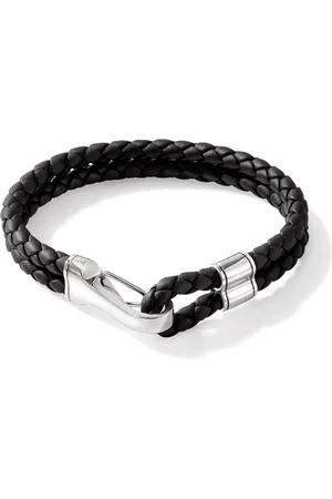 John Hardy Armband aus Sterlingsilber und Leder