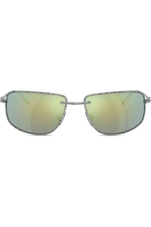 Diesel Sonnenbrille mit eckigem Gestell