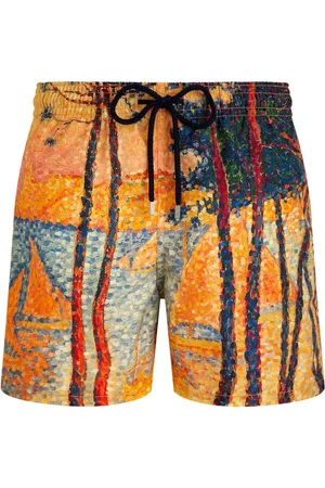 Vilebrequin Badeshorts mit grafischem Print