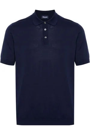 DRUMOHR Fein gestricktes Poloshirt