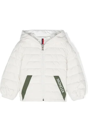 Moncler Gefütterte Jacke mit Logo-Applikation