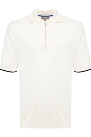 N.PEAL Fein gestricktes Poloshirt