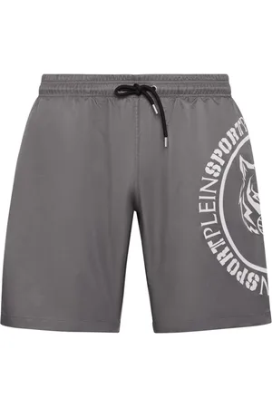 Philipp Plein Carbon Tiger Badeshorts