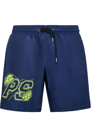 Philipp Plein Badeshorts mit Logo-Print
