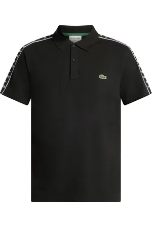 Lacoste Gestreiftes Poloshirt mit Logo-Stickerei