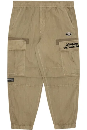 A Bathing Ape Tapered-Cargohose mit Logo-Applikation