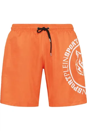 Philipp Plein Carbon Tiger Badeshorts
