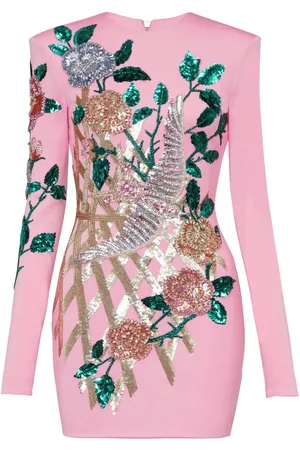 Balmain Minikleid mit Pailletten