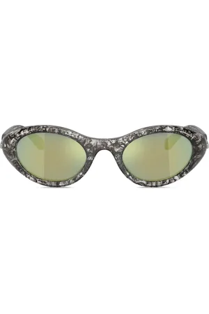 Diesel Sonnenbrille mit ovalem Gestell