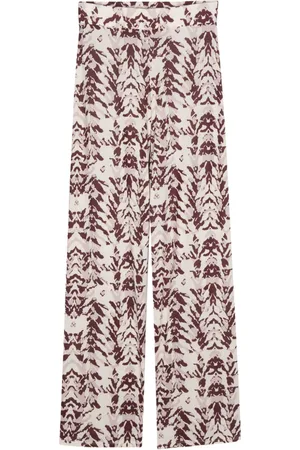 Patrizia Pepe Gerade Hose mit abstraktem Print