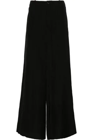 Emporio Armani Wide-Leg-Hose mit Bundfalten