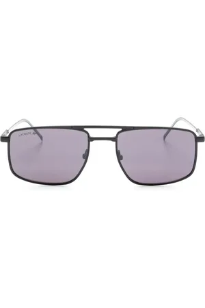 Lacoste Eckige Sonnenbrille mit Doppelsteg
