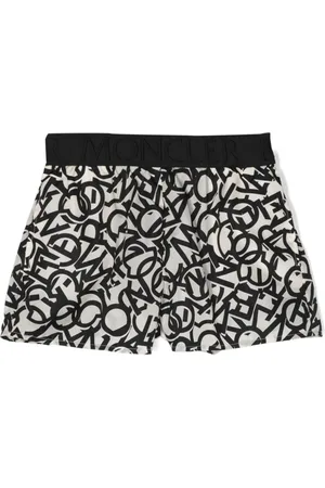 Moncler Leichte Shorts mit Logo-Print