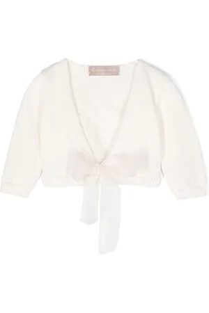 LA STUPENDERIA Cardigan mit Schleifenverschluss