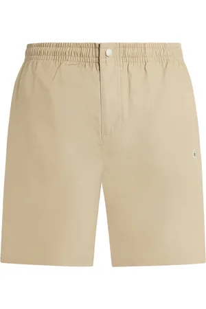 Lacoste Popeline-Shorts mit Logo-Applikation