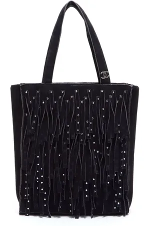 CHANEL 2006 strassverzierte Handtasche mit Fransen