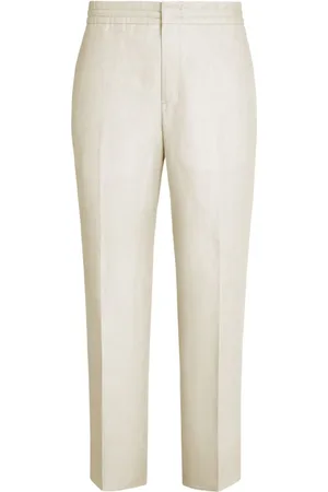 Ermenegildo Zegna Oasi Tapered-Hose aus Leinen