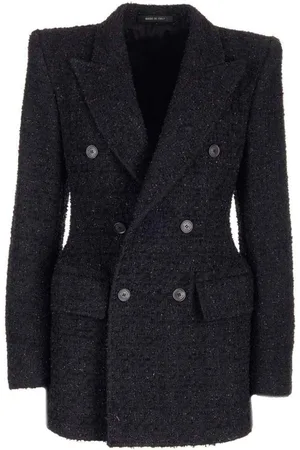 Balenciaga Hourglass Tweed-Blazer