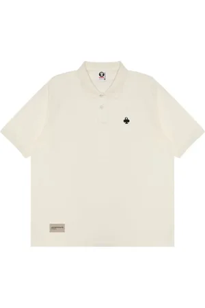A Bathing Ape Poloshirt mit Logo-Applikation