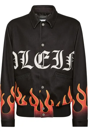 Philipp Plein Bomberjacke mit Flame-Print