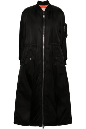 Gucci Ausgestellter Gabardine-Mantel mit Futter